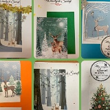 kartki świąteczne przygotowywane przez uczniow w ramach akcji Od serca - dla serca